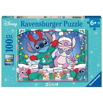 Puzzle 100 Disney Stitch Święta